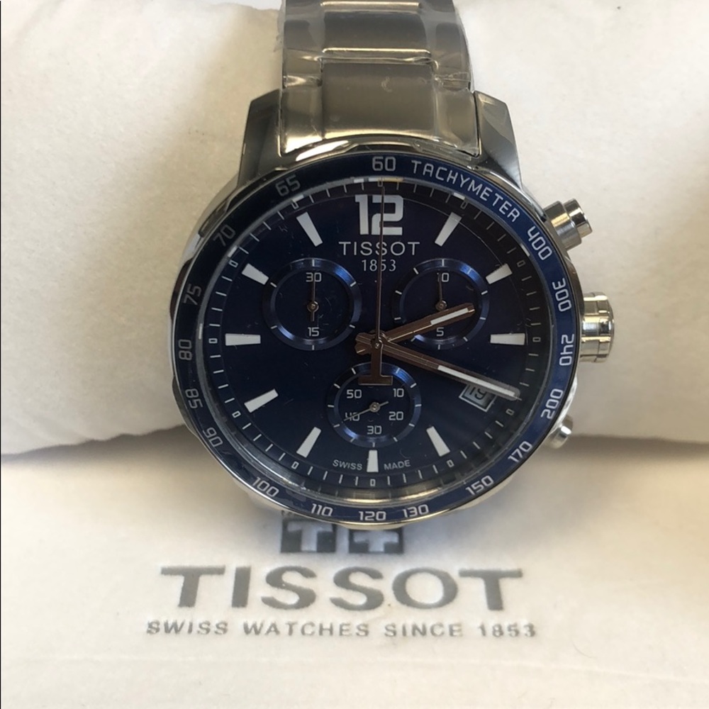 TISSOT T095 Mens watch QUICKSTER Chrono swiss made